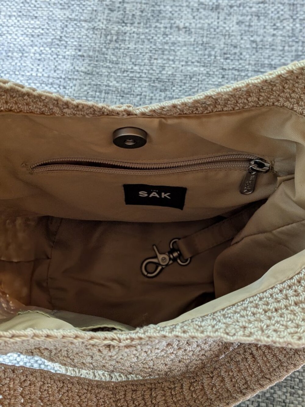 The Sak hand-crocheted hobo bag and pouch - Picture 4 of 4